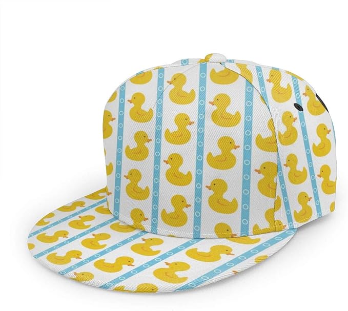 Baseball Cap Rubber Duck Yellow Duckies Stripes Baseball Caps Unisex