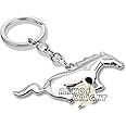 ARKOSKNIGHT Creative Car Logo Keychain for Car 3D Chrome Metal Alloy Key Chain Gifts for Women and Men Keyring Universal Size