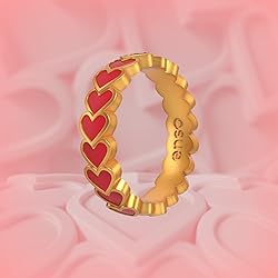 Enso Rings Hearts Accent Silicone Ring Collection