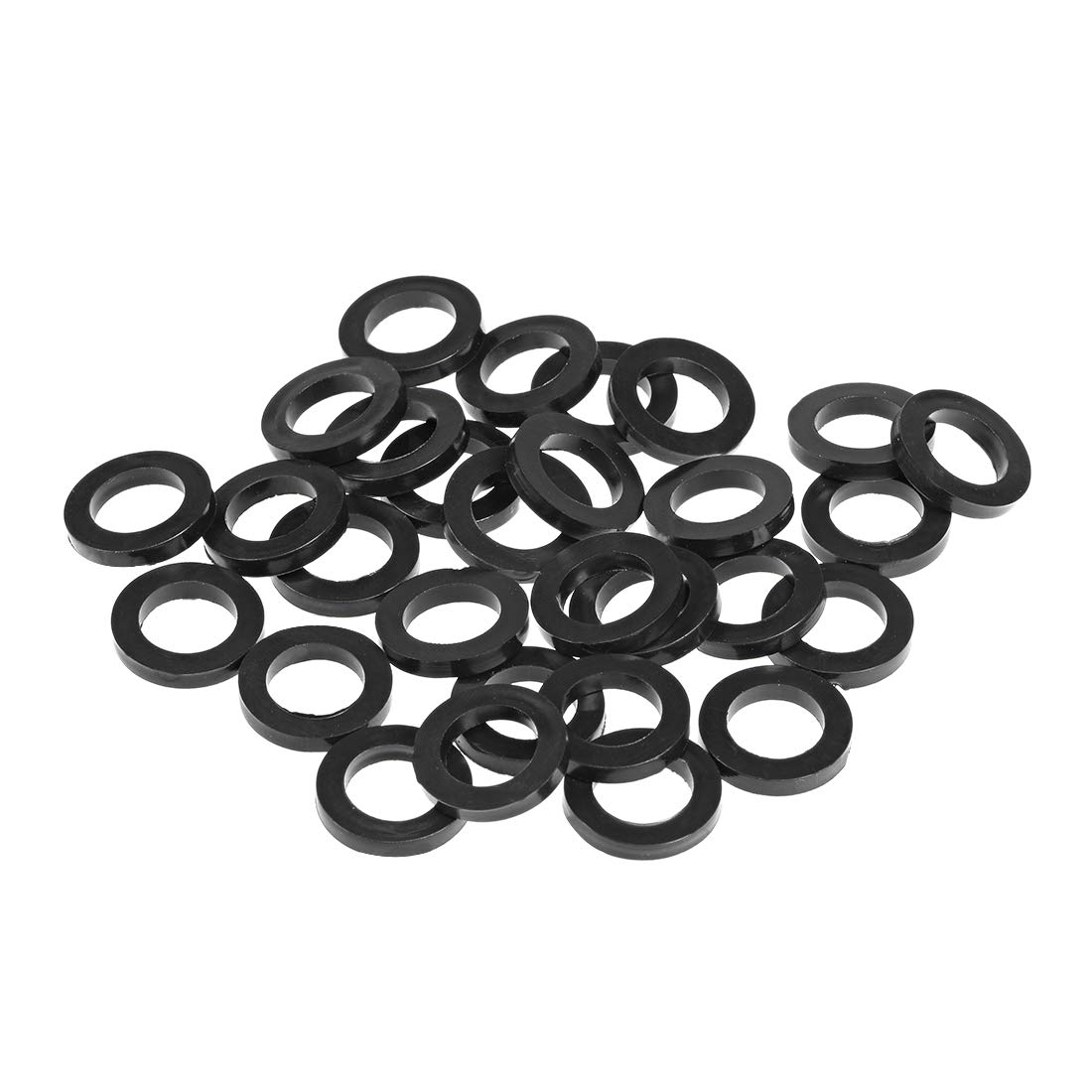PATIKIL Rubber Flat Washers 30mm OD 21mm ID 3mm Thickness with