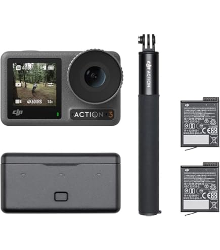 Câmera DJI Action 2 Power Combo 4k 120fps 180min 155