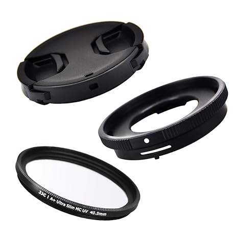 JJC Filteradapter Adapterring für Olympus Fish Eye Konverter FCON-T01, TCON-T01 zur TG-5 TG-4 TG-3 TG-2 TG-1 ersetzt CLA-T01 