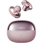 SHOKZ OpenDots ONE-Open-Ear Headphones, Clip-On Earbuds-Wireless Bluetooth Earbuds with Microphone-Secure, Lightweight, Comfort-Premium Dolby Audio-Water Resistant-Fast Charging-Up to 40 hrs Playtime