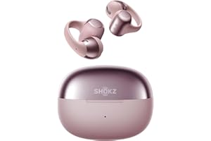 SHOKZ OpenDots ONE-Open-Ear Headphones, Clip-On Earbuds-Wireless Bluetooth Earbuds with Microphone-Secure, Lightweight, Comfort-Premium Dolby Audio-Water Resistant-Fast Charging-Up to 40 hrs Playtime