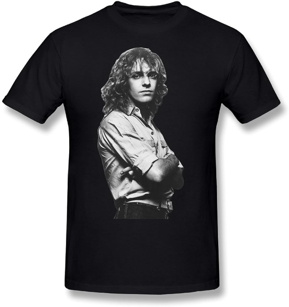 Amazon.com: Rantop Peter Frampton Songwriter Mens T Shirt Black L (0625367602430): Books