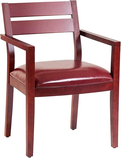 silla de madera para invitados asiento