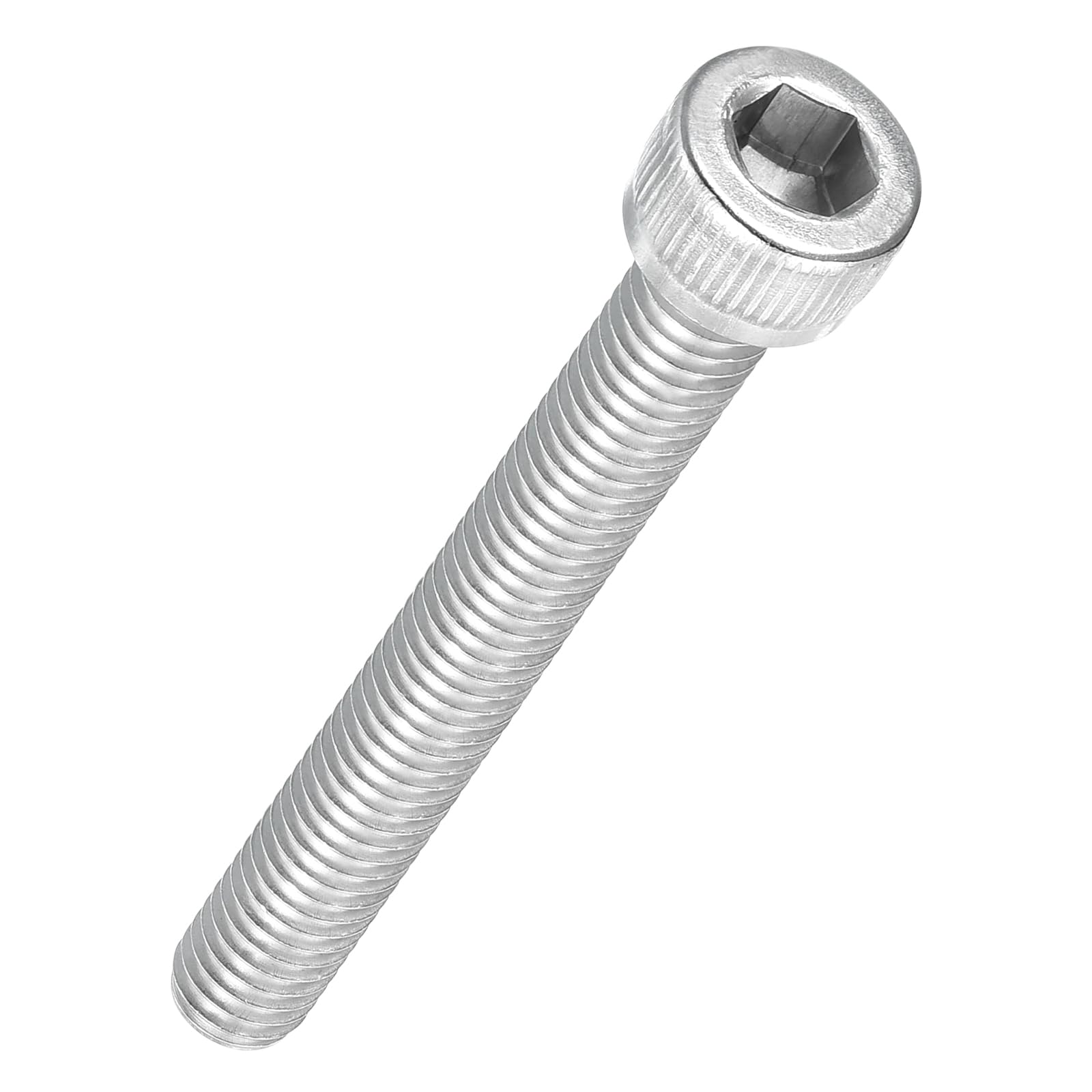 Kozelo 25pcs Socket Head Cap Screws - [M6-1 x 50mm] 304 Stainless Steel Allen Socket Drive for Electrical Motor 3D Printing Fan Engine Replacement Use, Silver — image 1