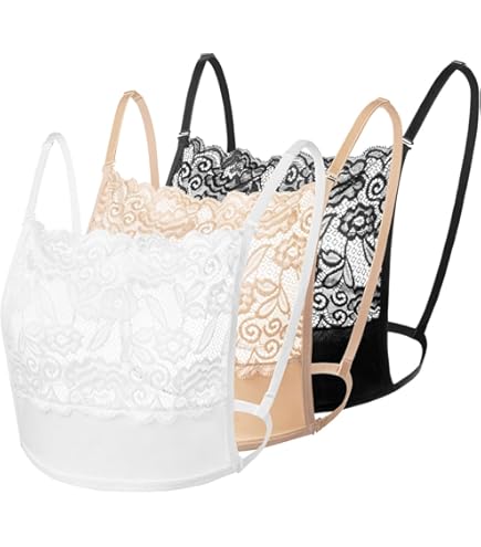 Lace Cleavage Cover-Up & Modesty Panel for Low Neckline Dresses - Versatile Inserts for Women, Chest Coverage, and Modesty Fixes