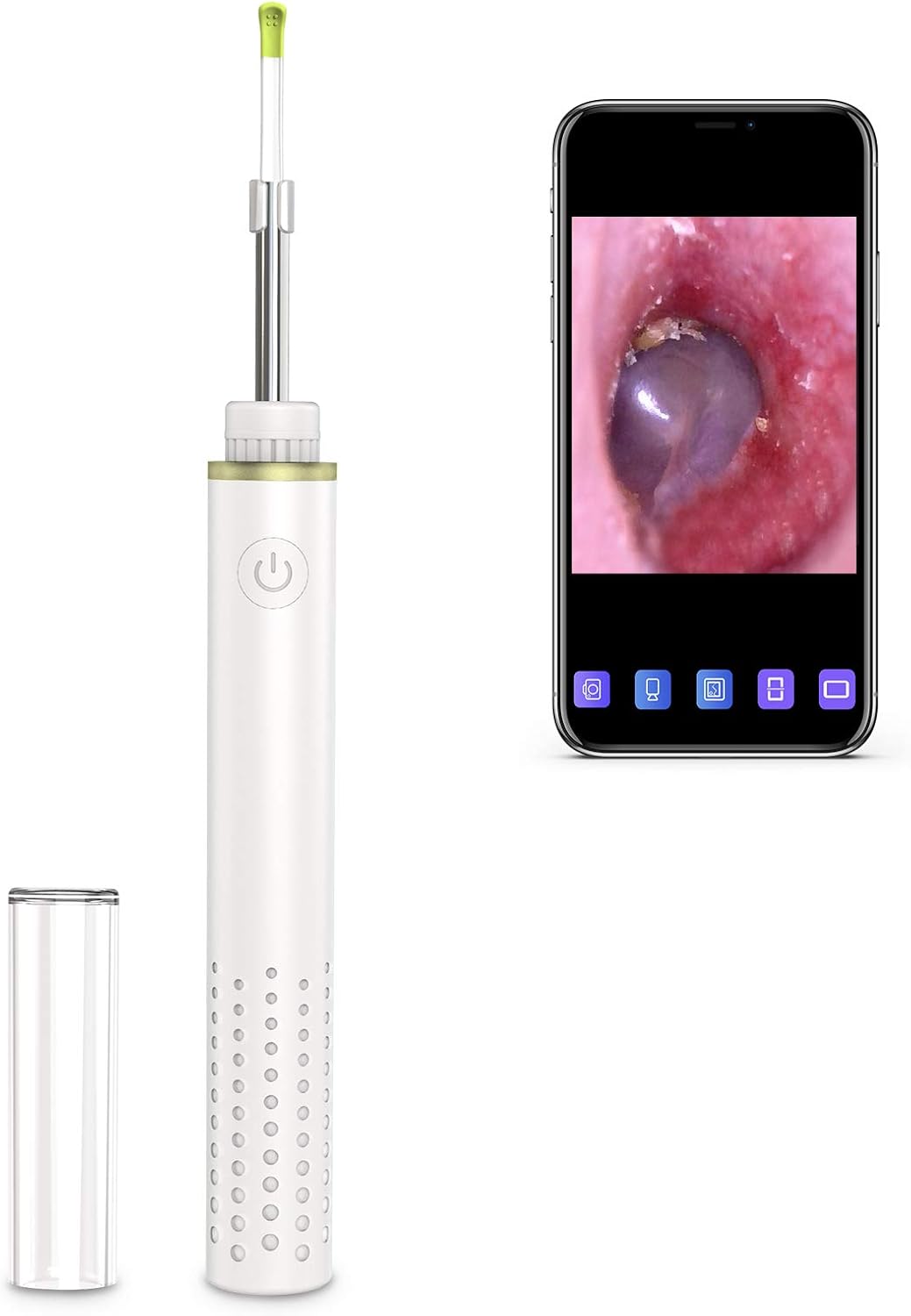 Wireless Otoscope Ear Wax Removal Tool, ScopeAround HD Ear