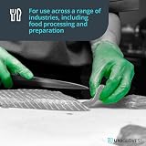UNIGLOVES Unicare Vinyl Disposable Gloves Medium Green Box of 100 view 6