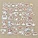 Fun Cartoon Corgi Stickers - Party Favors Scrapbooking Craft Supplies - 40 Stickers