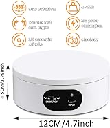 YVVV Motorized Rotating Display Stand 360° USB DC5V Tumbler Spin view 6