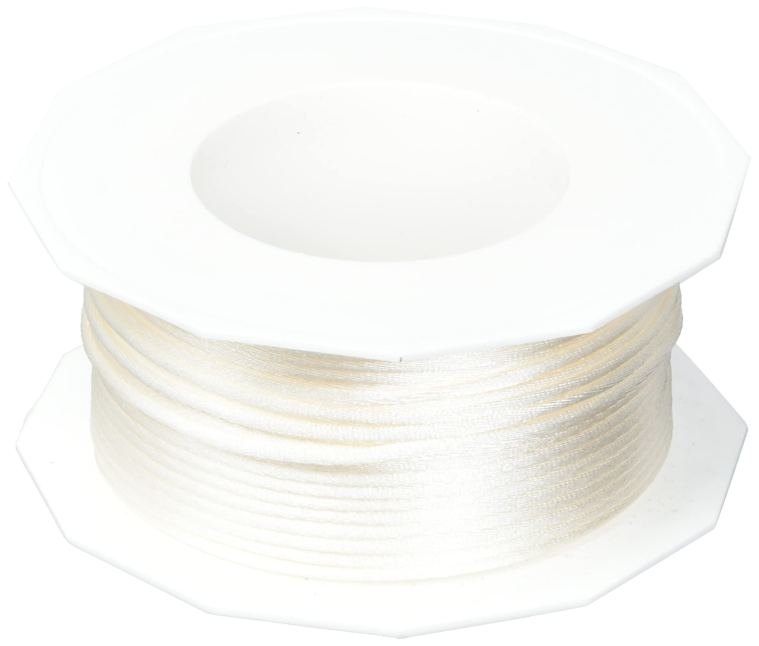 C.E. Pattberg RHEIN Cord Ribbon - cream, 50 m Braided Cord For Wrapping Gifts, Parcels, And Presents, 3 mm Width, Accessories For Decorating and Handicrafts - Tear-Resistant Decorative Cord — image 1