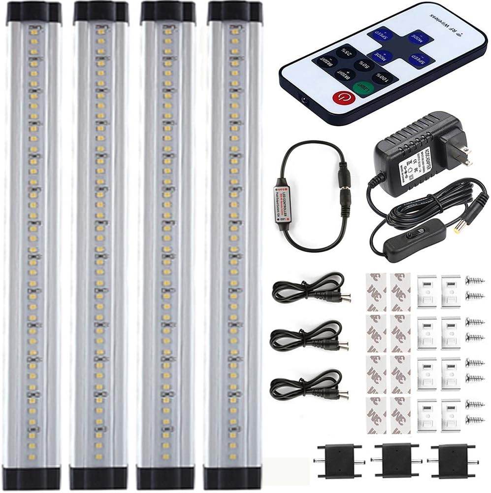 LED Under Lighting Fixtures Plug in, Dimmable Under Led