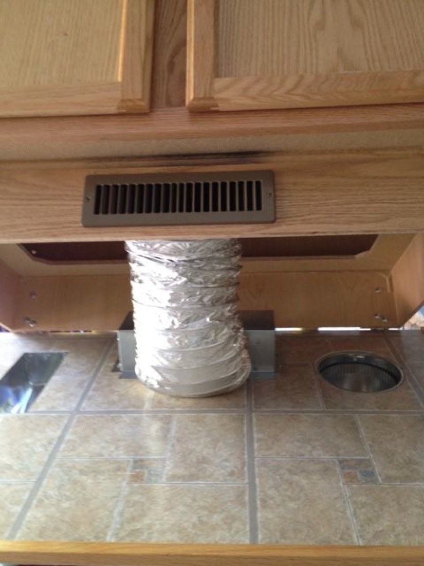 Toe Ductor, Floor Vent Under Toe Kick Ducting Kit Buy Online