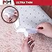 MixMatch Rug/Carpet Gripper-Holder Pads - Anti Curling Non Slip Carpet Anchors (8) - Super Sticky Reusable Rug Holders Placers Perfect for Wood, Tile & Laminate Floor Anti Slip, Rug to Rug/Carpet