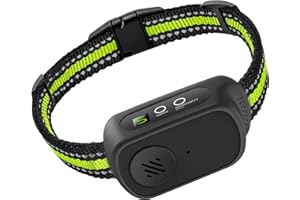 CZCCWD Rechargeable Dog Bark Collar with Beep Vibration and Shock,Anti Barking Collar for Small Medium Large Dogs, Humane Dog Training Device with 5 Adjustable Sensitivity Levels