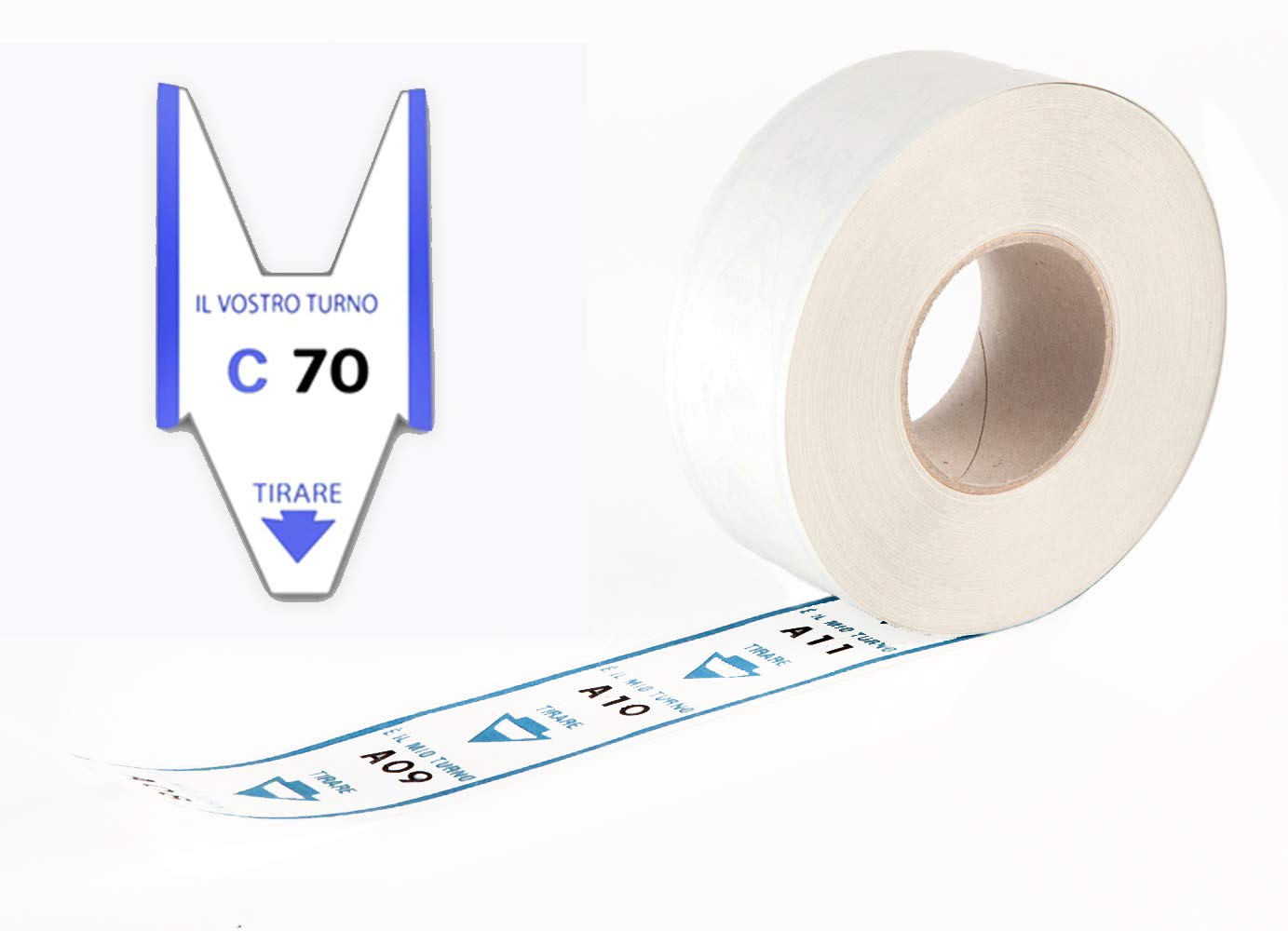 Alevar 3480/BL Tickets Rolls for Eliminacode