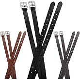Paris Tack Soft Leather Stirrup Leathers with Stainless Steel Hardware, These 1" Wide Leathers Come with a One-Year Warranty.-Pair
