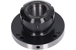 ODORKLE Collet Chuck ER40 Collet Lathe Chuck Carbon Steel Compact Replacement 100mm Diameter for CNC Milling Machine