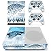 Vanknight Vinyl Decal Skin Stickers Cover for Xbox One S/Slim Console 2 Controllersthumb 3