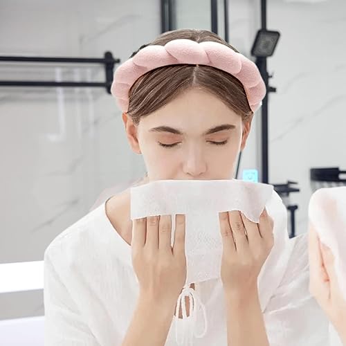 Aopwsrlyi Women Spa Headband Sponge Terry Towel Cloth Fabric Hair Band  for Face Washing, Makeup Removal, Sho - Main Image