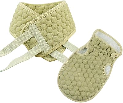 Omenluck Bath Scrubber Towel Back Exfoliating Gloves Mitt for Men Women
