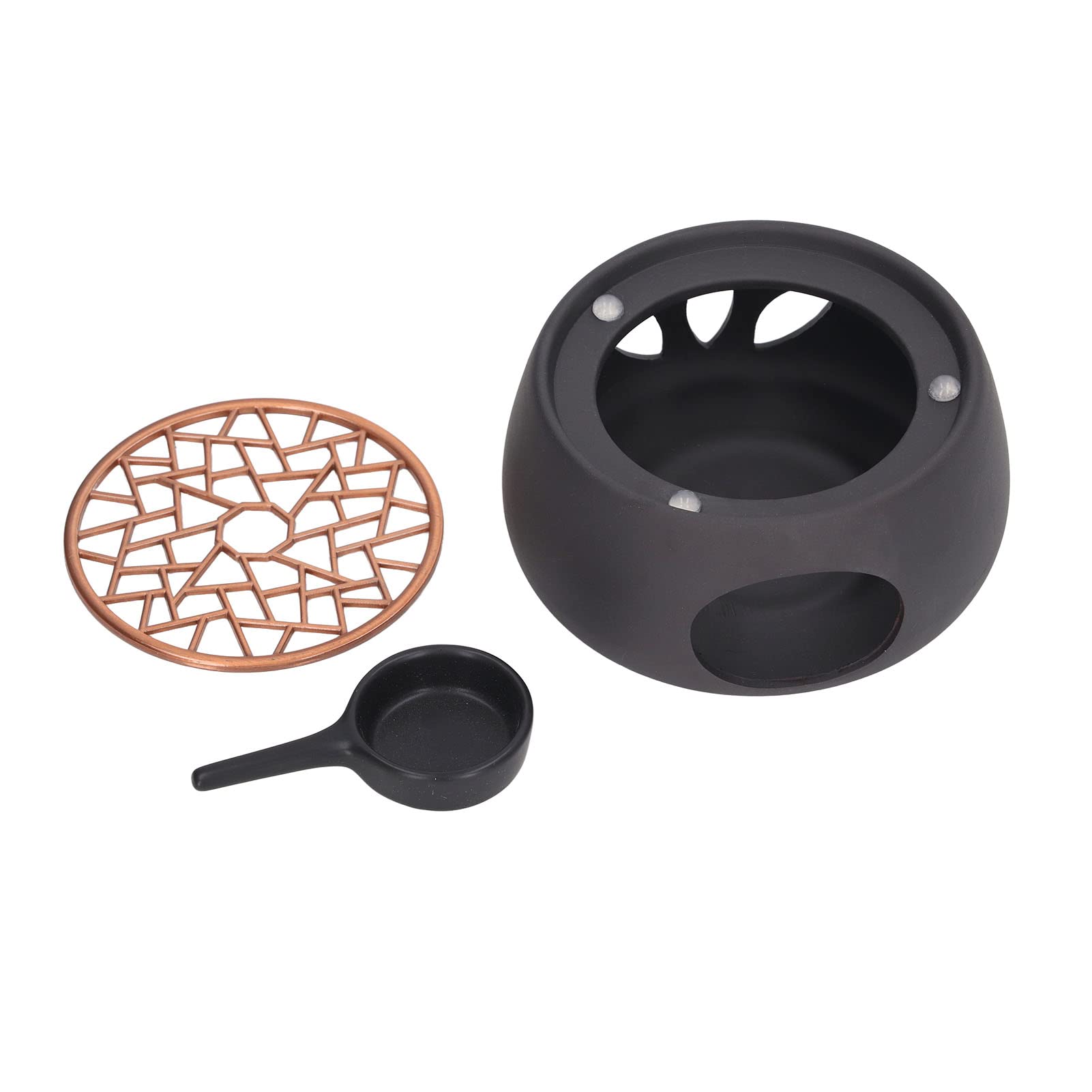 Tea Light Warmer, Ceramic Teapot Warmer for Restaurant, Coffee and Milk Heating - Elegant Warmers for Cafes, Tea Houses, and Home Use