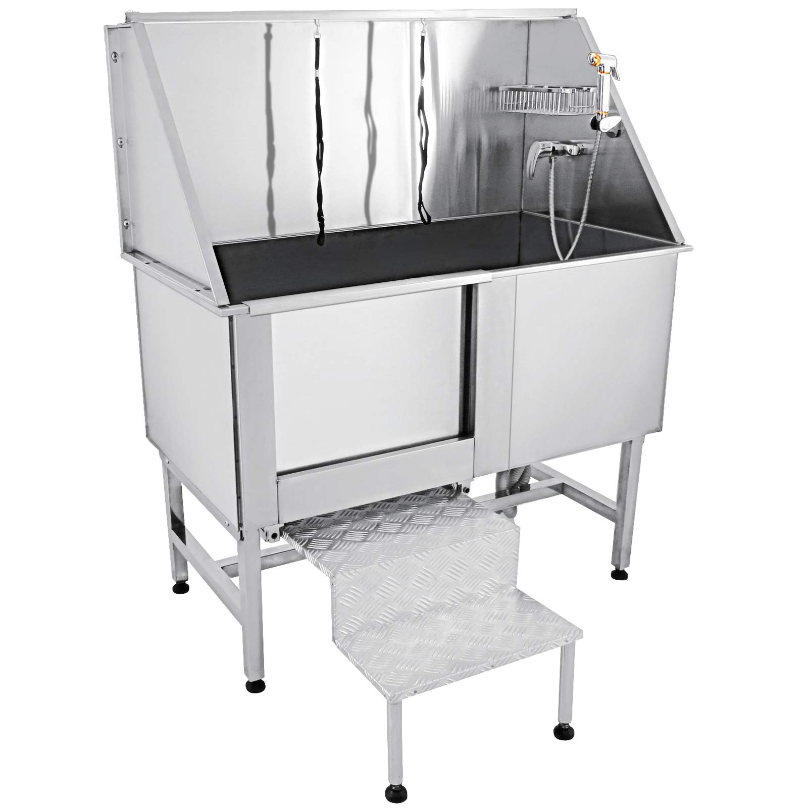 Mophorn 62 inch Professional Dog Grooming Tub Stainless Steel Pet