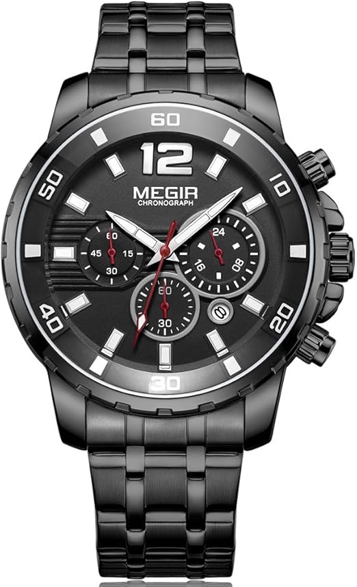 megir stainless steel watch