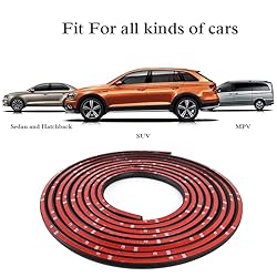 10Ft D-Shape Rubber Weather Stripping 3/8" X