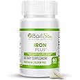 BariSlim Iron Plus Capsules - Formulated for Patients After Weight Loss Surgery Including Gastric Bypass & Gastric Sleeve – Easy Digestion & Comprehensive Health Support | 2 Month Supply (60 Servings)