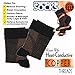 VERISA Copper Compression Socks for Men and Women - Recovery Foot Sleeves - Plantar Fasciitis Ankle Support Socks - Stabilizer for Relief of Heel Spurs, Arch Pain, Foot Swelling, Sore Muscles & Joints