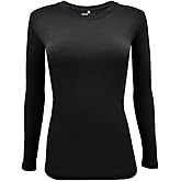 Natural Uniforms Women's Under Scrub Tee Crew Neck Long Sleeve T-Shirt