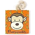 Jellycat If I were a Monkey: A Baby Touch and Feel Board Book Children's Book | Baby Gift