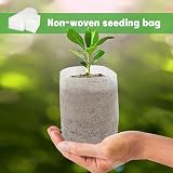 KEAHND Non-Woven Seedling Grow Bags 200pcs - Ideal for Vegetables & Fruits view 6