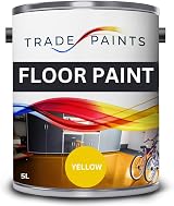 Trade Paints Heavy Duty Quick Dry Floor Paint Safety Yellow 5L