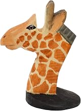 VIPbuy Hand Carved Wood Eyeglasses Holder Stand Giraffe Desk Decor Gift view 5