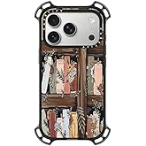 CASETiFY Bounce iPhone 17 Pro Case [Shockproof/Compatible with Magsafe / 21.3 ft. 7X Military Grade Drop Protection] - Bookshelf Garden - Clear Black