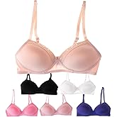 Alyce Ives Intimates Girls, Teens & Petite Women Lightly Padded A Cup Bra-6 Pack