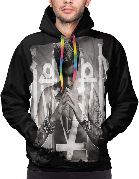 Amazon Co Jp Justin Bieber ジャスティン ビーバー メンズ おしゃれ 長袖 パーカー Tシャツ 快適 ファッション 春秋冬 ポケット付き S 3xl 服 ファッション小物