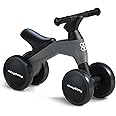 Maydolly Baby Balance Bike, Toddler Balance Bike for 1 Year Old Boys Girls, 4 Wheels Toddler Bike, First Birthday Gifts for 10-36 Month (Grey)