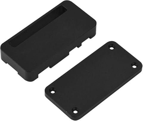 CLTYQ Caso de aleación Carcasa de la Caja de la Cubierta Ultra Delgada de Aluminio con Frambuesa Pi Zero Zero W - Negro