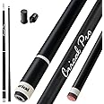 CRICAL Carbon Fiber Pool Cue Stick 58" Billiard Cue Sticks Professional Low Deflection Pool Sticks with 3/8 * 8 Pin Joint and 12.5mm Tip