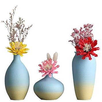 Amazon Com Yjf Matte Handmade Chinese Ceramic Flower Vases In