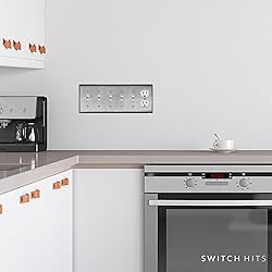 Switch Hits Satin Nickel Outlet Wall Plate | 5