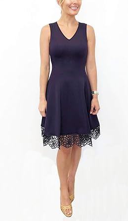 donna ricco lace dress