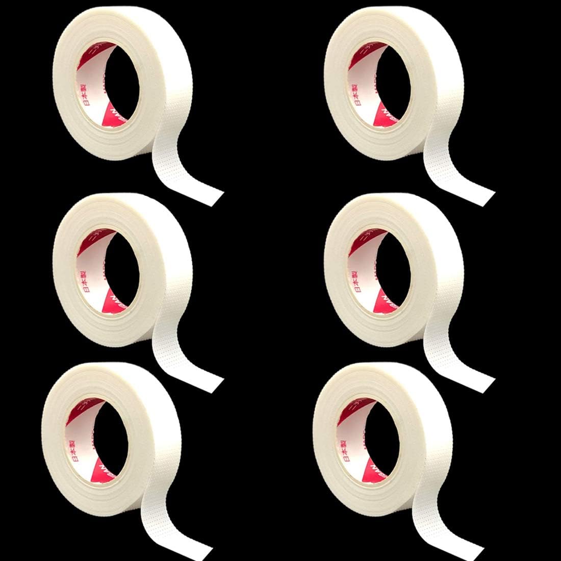 Eyelash Extension Eye Tape 6 Rolls Micropore Breathable Medical Clear Volume Lash Extension Tape Under Eye for Eye Lash Extensions Tools by EMEDA (6 Rolls