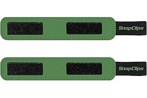 SnapClips Barbell Collars | Pair of 2” Olympic Barbell Clamps | Quick & Easy Adjustable Weight Clips | Perfect Clips for Powerlifting, Strongman