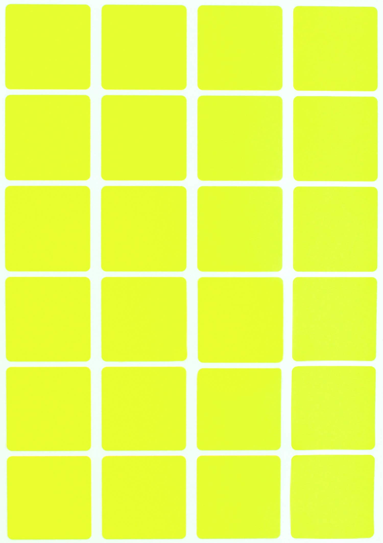 Royal Green Square 1" Sticker Labels for